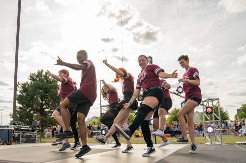 Campus Life Night student dancers